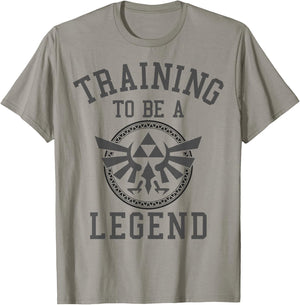 Nintendo Zelda Training to Be A Legend Badge Graphic Small T-Shirt - T-Shirt | Sand