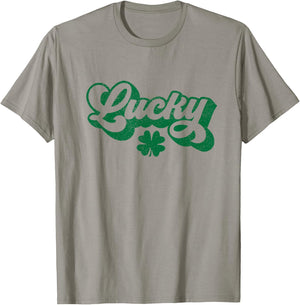 Lucky Shamrock St Patricks Day T-Shirt - T-Shirt | Sand
