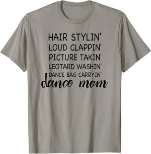 Cute Dance Mom Funny Sarcastic Dance Lover Mom Mother's Day T-Shirt - T-Shirt | Sand
