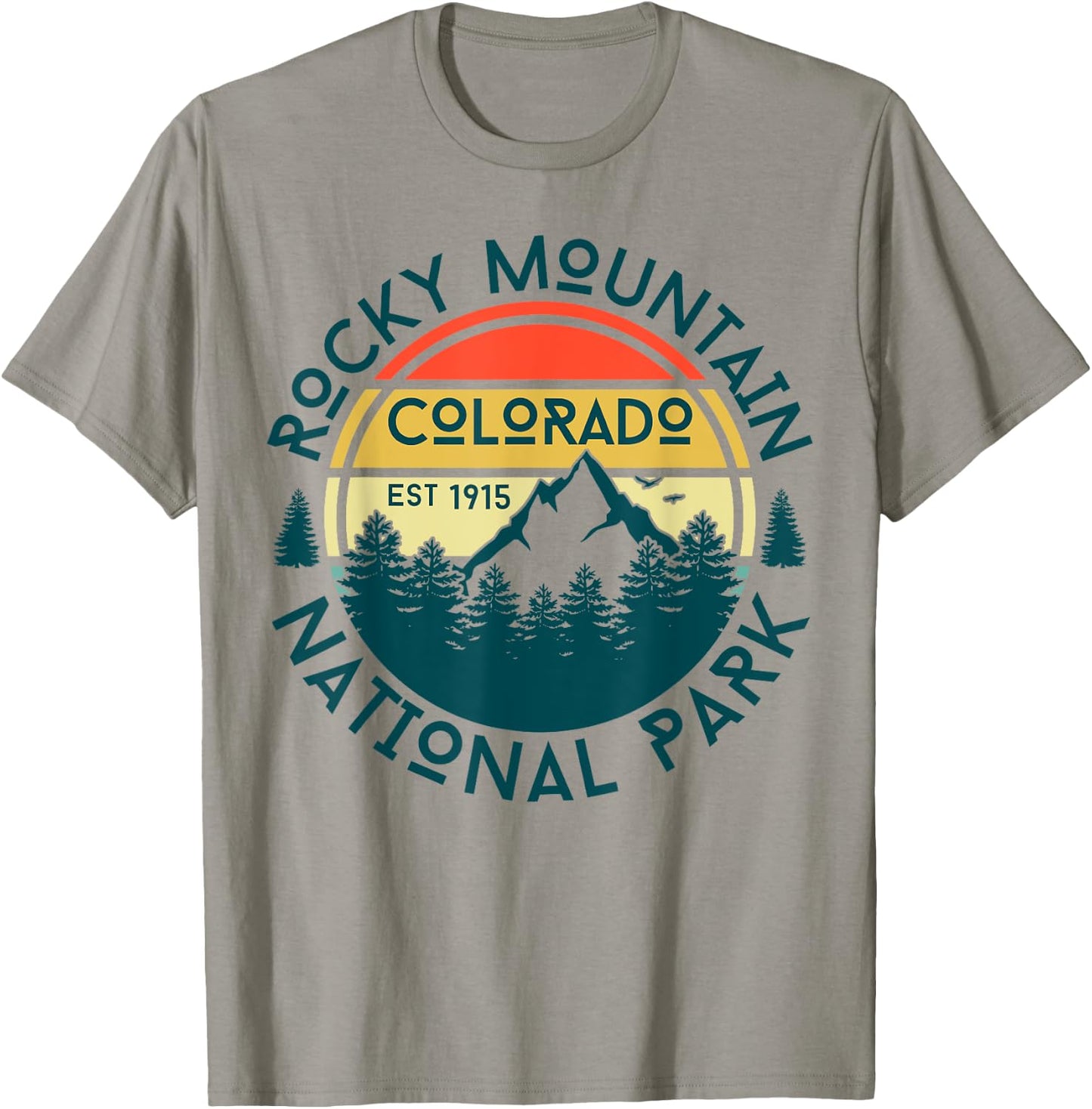Rocky Mountain National Park T-Shirt - T-Shirt | Sand
