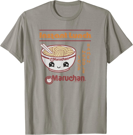 Maruchan Happy Bowl Of Noodles Instant Lunch Poster T-Shirt - T-Shirt | Sand