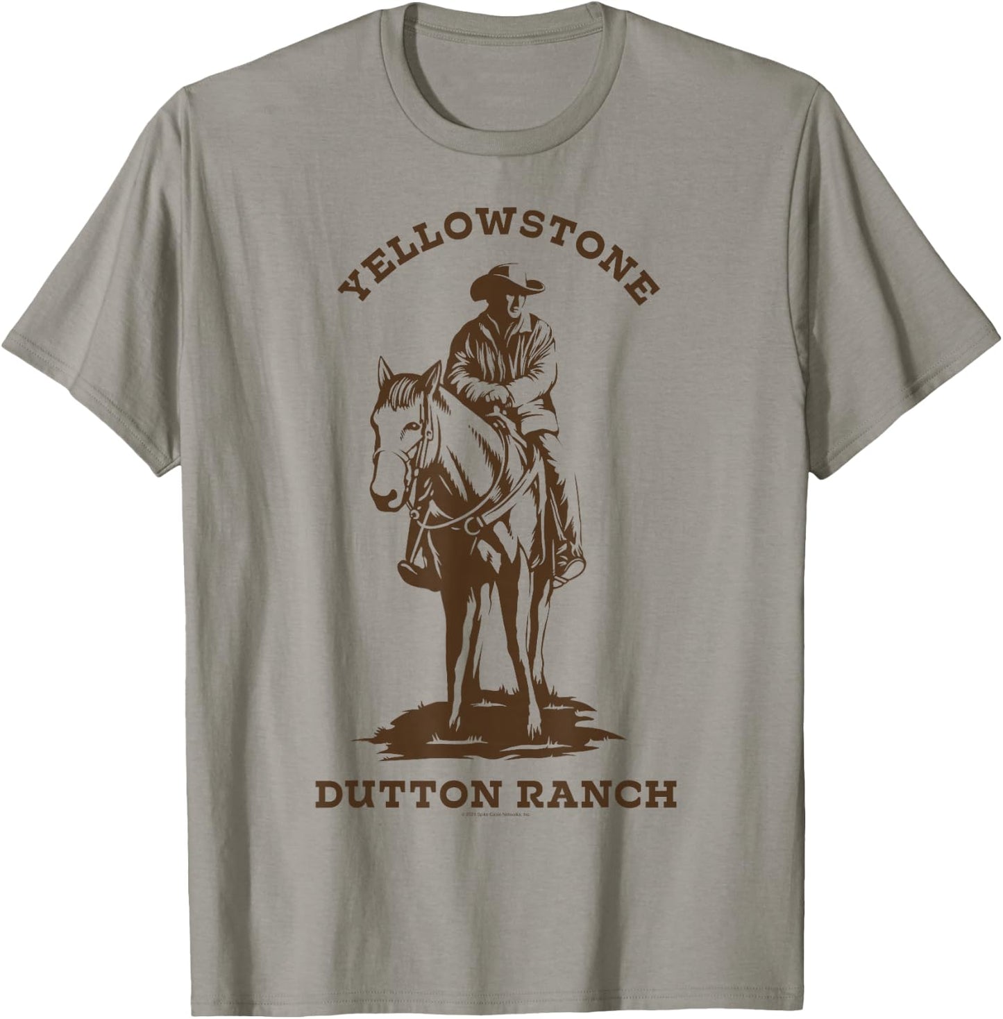 Yellowstone Dutton Ranch Cowboy Western Logo T-Shirt - T-Shirt | Sand