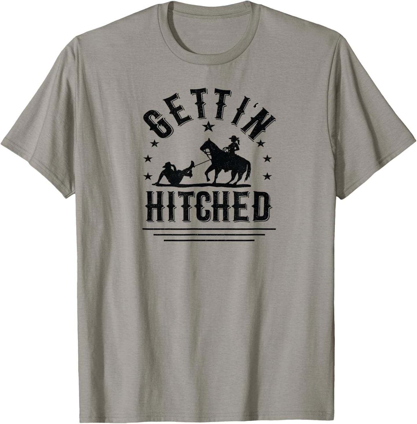 Getting Hitched Bachlorette shirt T-Shirt - T-Shirt | Sand