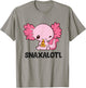 Snaxalotl Love Axolotls Cute Axolotl With Pizza T-Shirt - T-Shirt | Sand