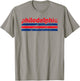Philadelphia Pennsylvania Three Stripe Vintage Weathered T-Shirt - T-Shirt | Sand