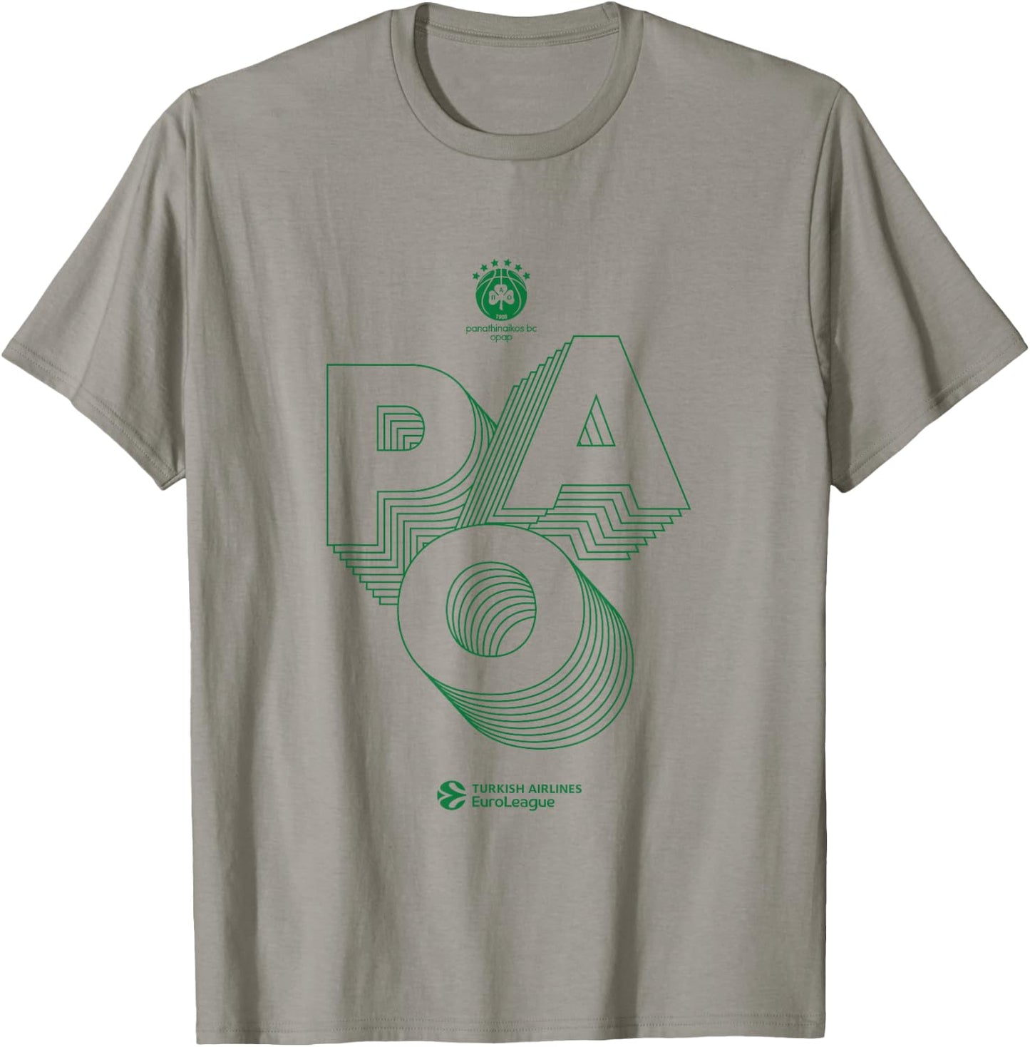 Panathinaikos Collection Green Logo T-Shirt - T-Shirt | Sand
