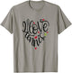 I Love Tennis Shirt Girly School Team Coach Player Heart T-Shirt - T-Shirt | Sand