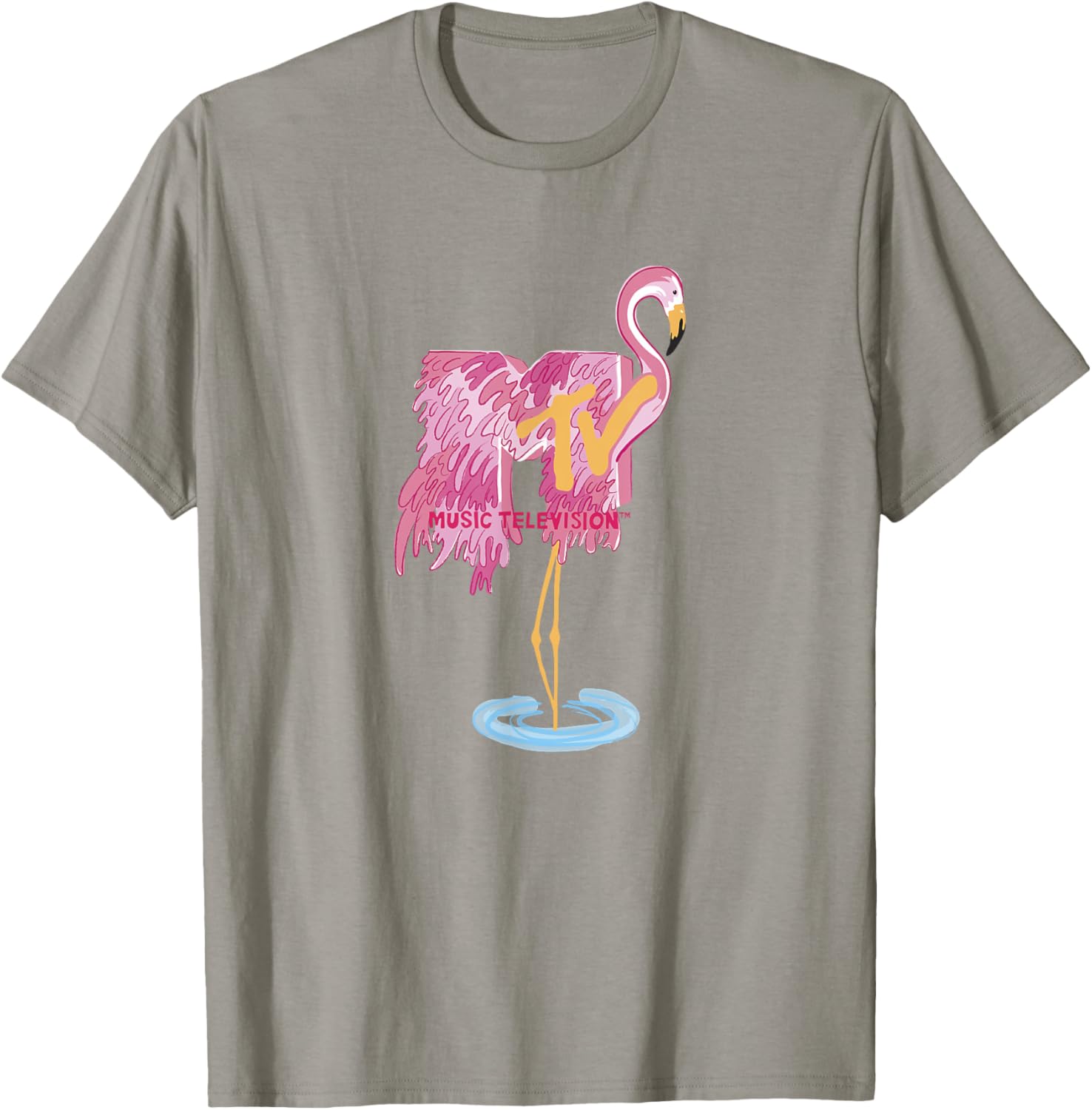 MTV Fresh Flamingo T-Shirt - T-Shirt | Sand