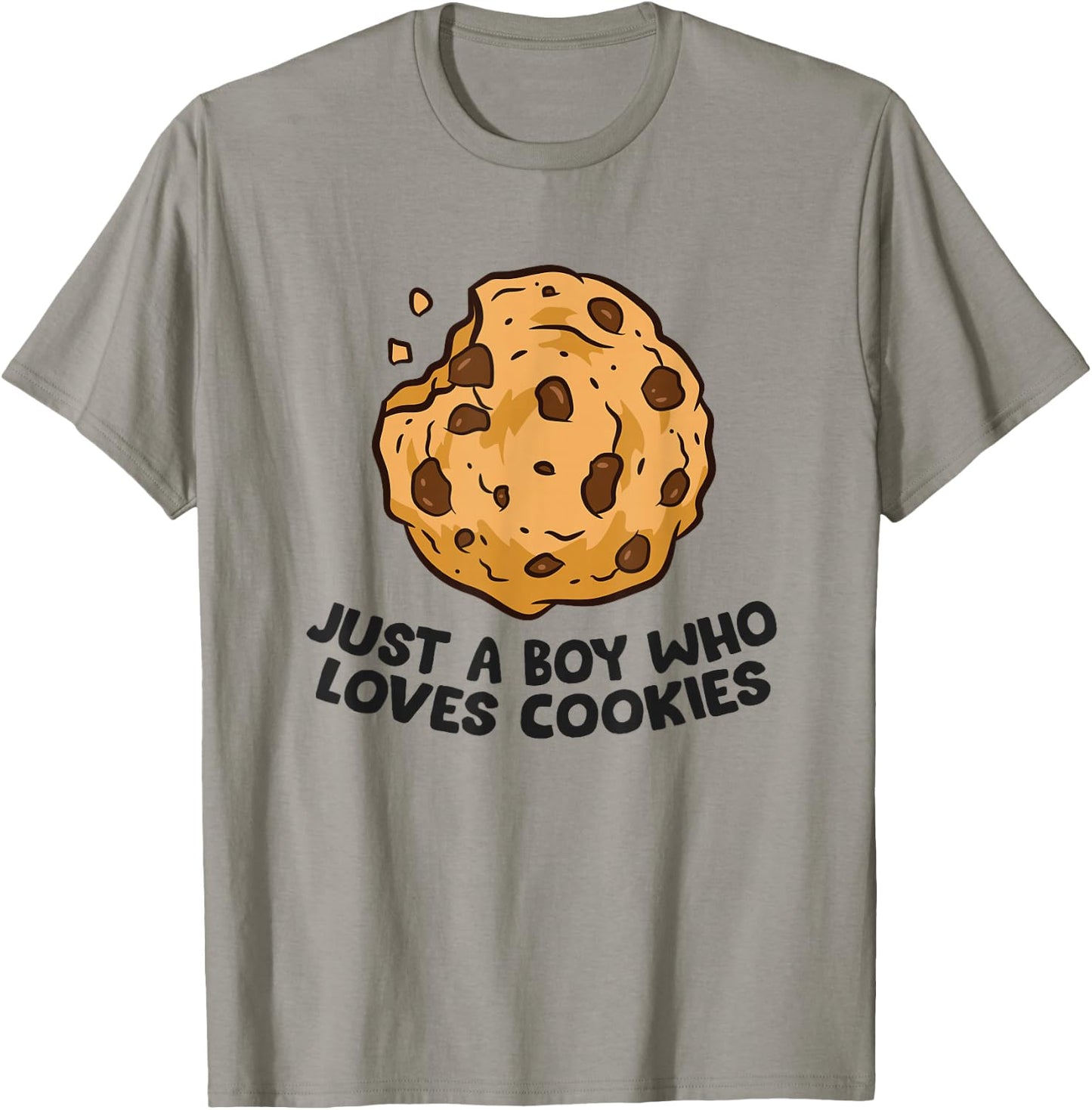 Just a Boy Who Loves Cookies Funny Chocolate Chip Cookies T-Shirt - T-Shirt | Sand