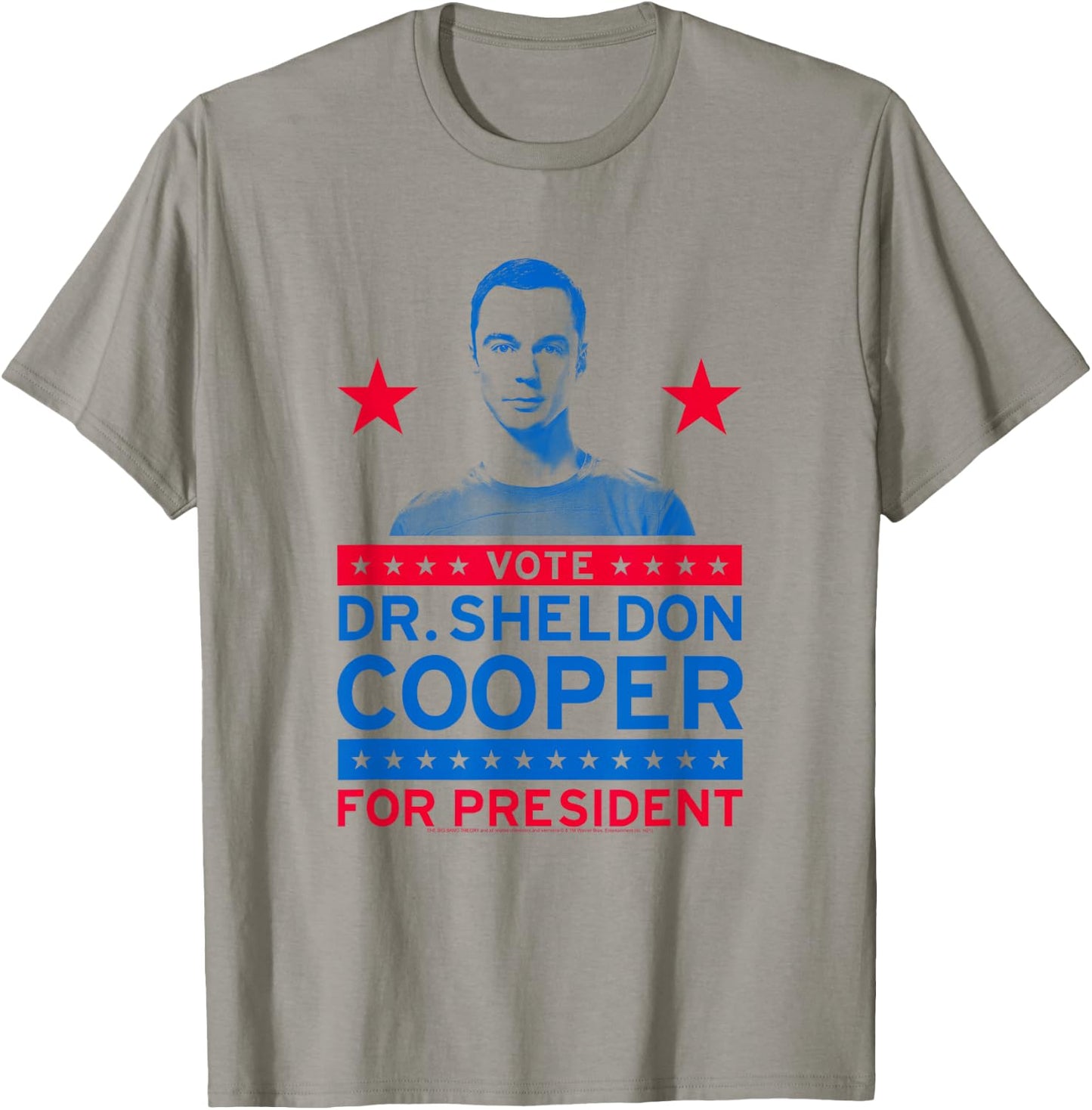 The Big Bang Theory Sheldon Cooper for President TV Show T-Shirt - T-Shirt | Sand