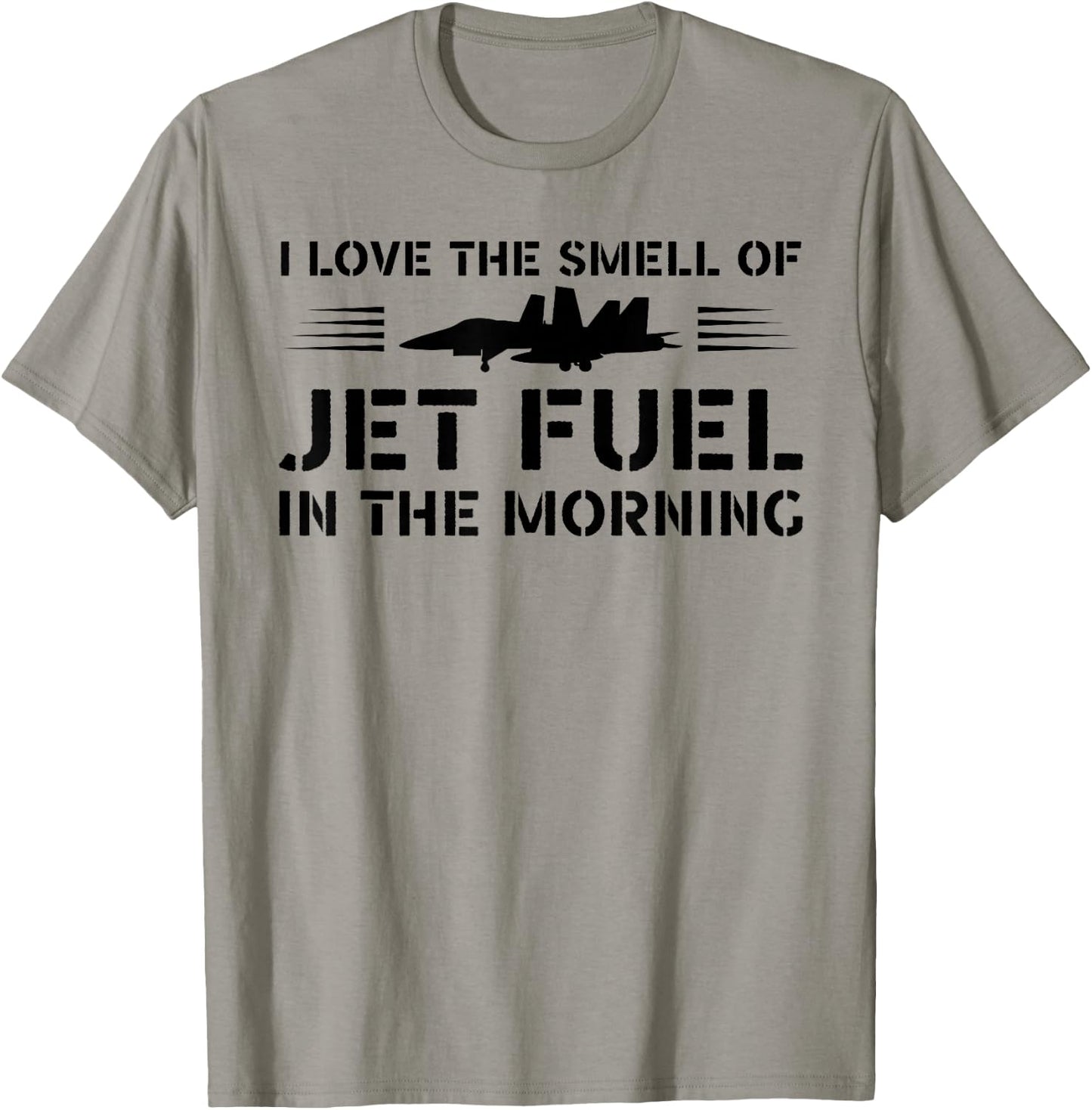 I Love Smell Jet Fuel In The Morning - Vintage Pilot T-Shirt - T-Shirt | Sand