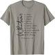 Christian Jesus Lovers Bible Philippians 4:8 Whatever's True T-Shirt - T-Shirt | Sand