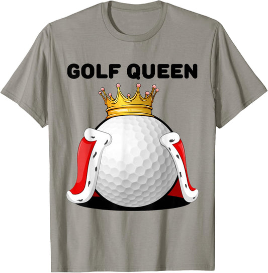 Golf Queen | Golf Player Shirt | Golfer Girls Golf T-Shirt - T-Shirt | Sand