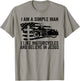 I am simple I like motorcycles and believe in Jesus T-Shirt - T-Shirt | Sand