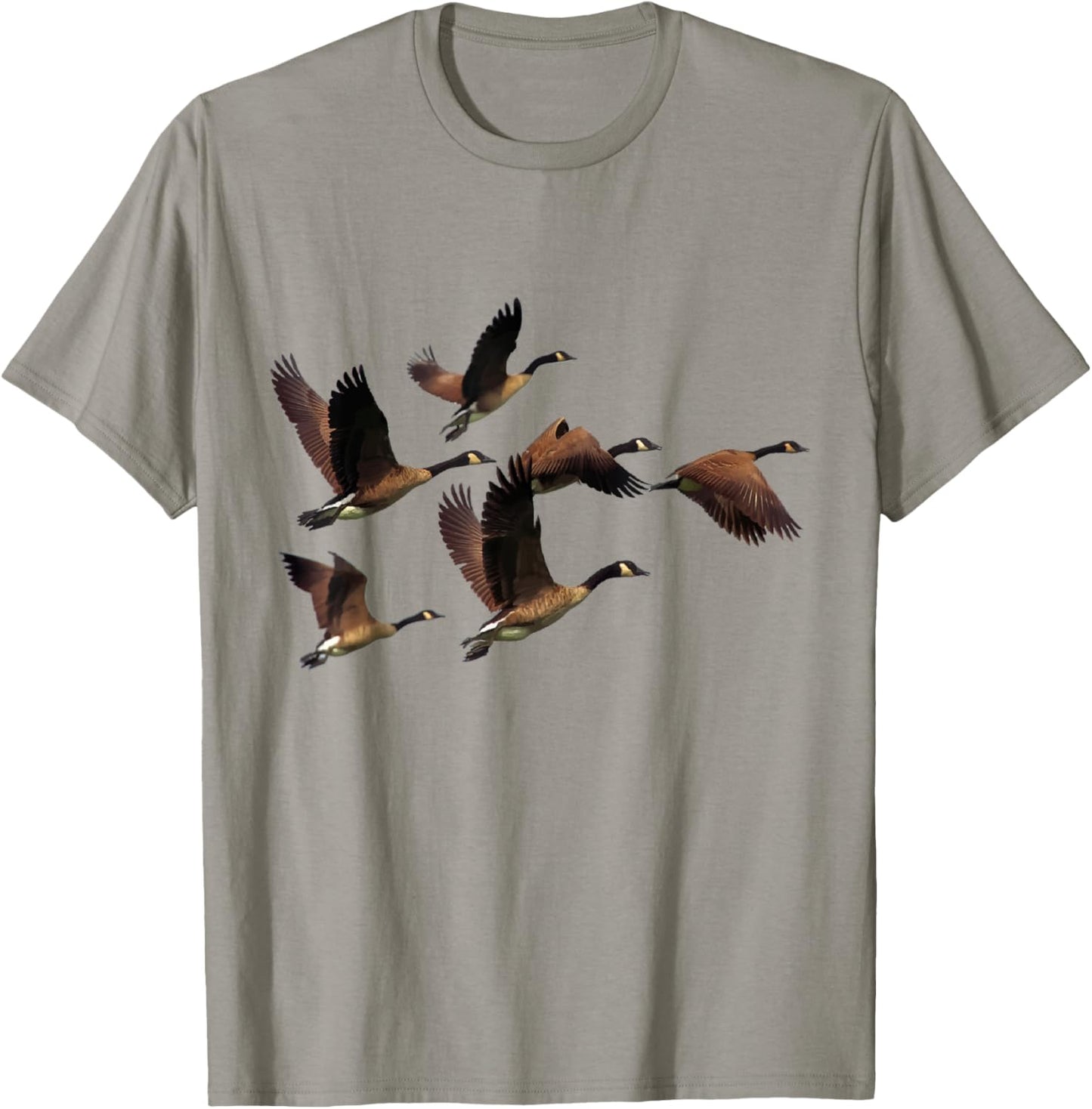 Flying Canadian Goose T-Shirt - T-Shirt | Sand
