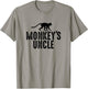 Monkey's Uncle - Funny Monkey Lover Gift Jungle Animal Lover T-Shirt - T-Shirt | Sand
