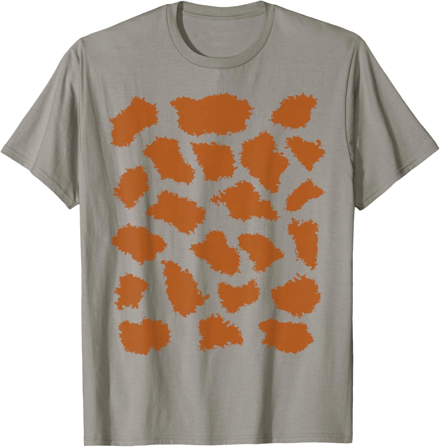 Giraffe Print Trick or Treat Animal Halloween Costume T-Shirt - T-Shirt | Sand