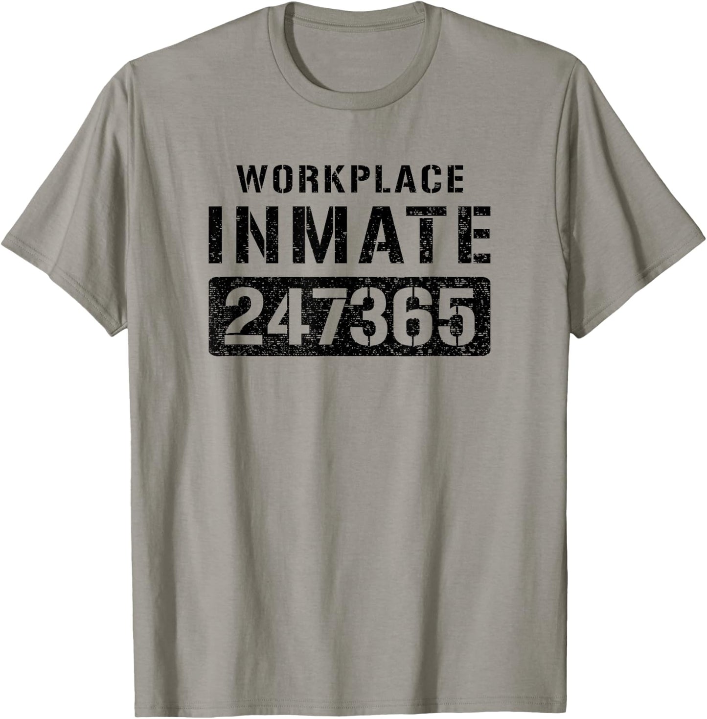 Workplace Worker Prisoner Inmate Halloween Costume T-Shirt - T-Shirt | Sand