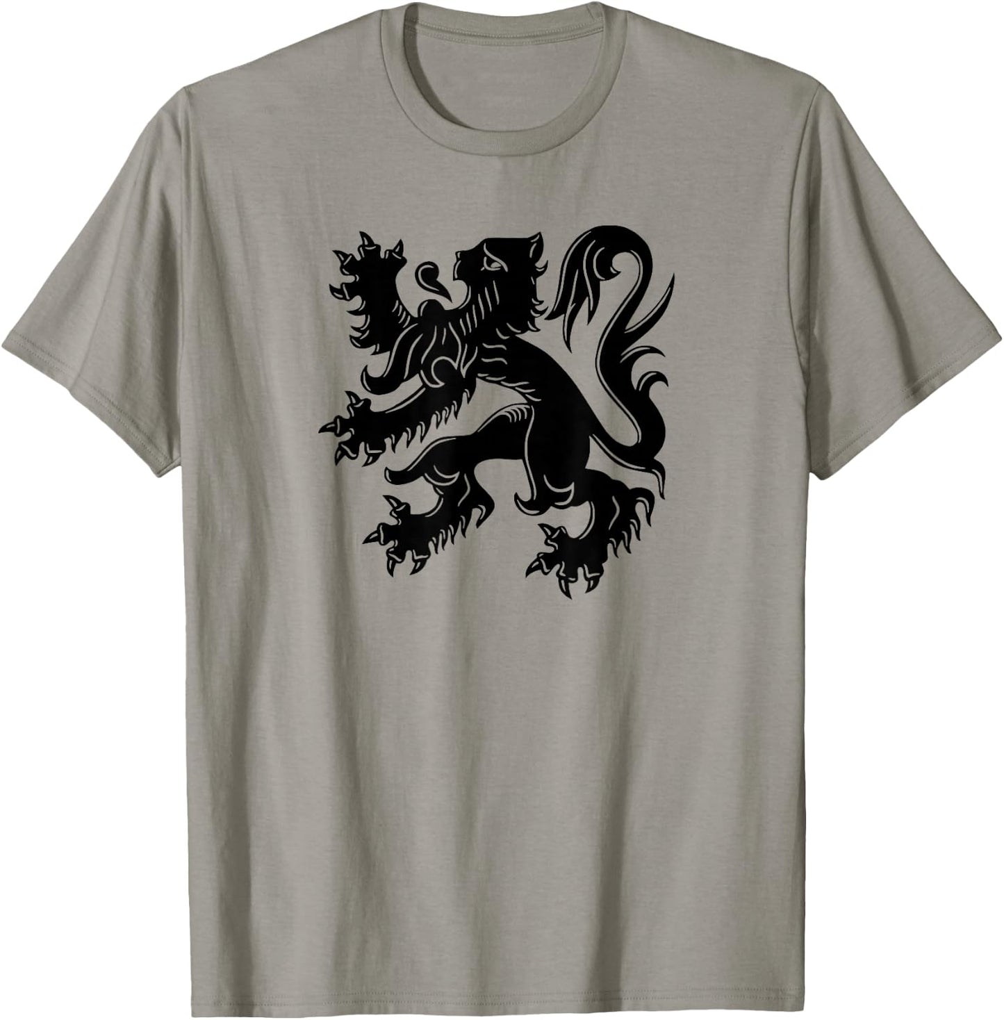 Flanders Belgium Flag Flemish Lion Brussels T-Shirt - T-Shirt | Sand