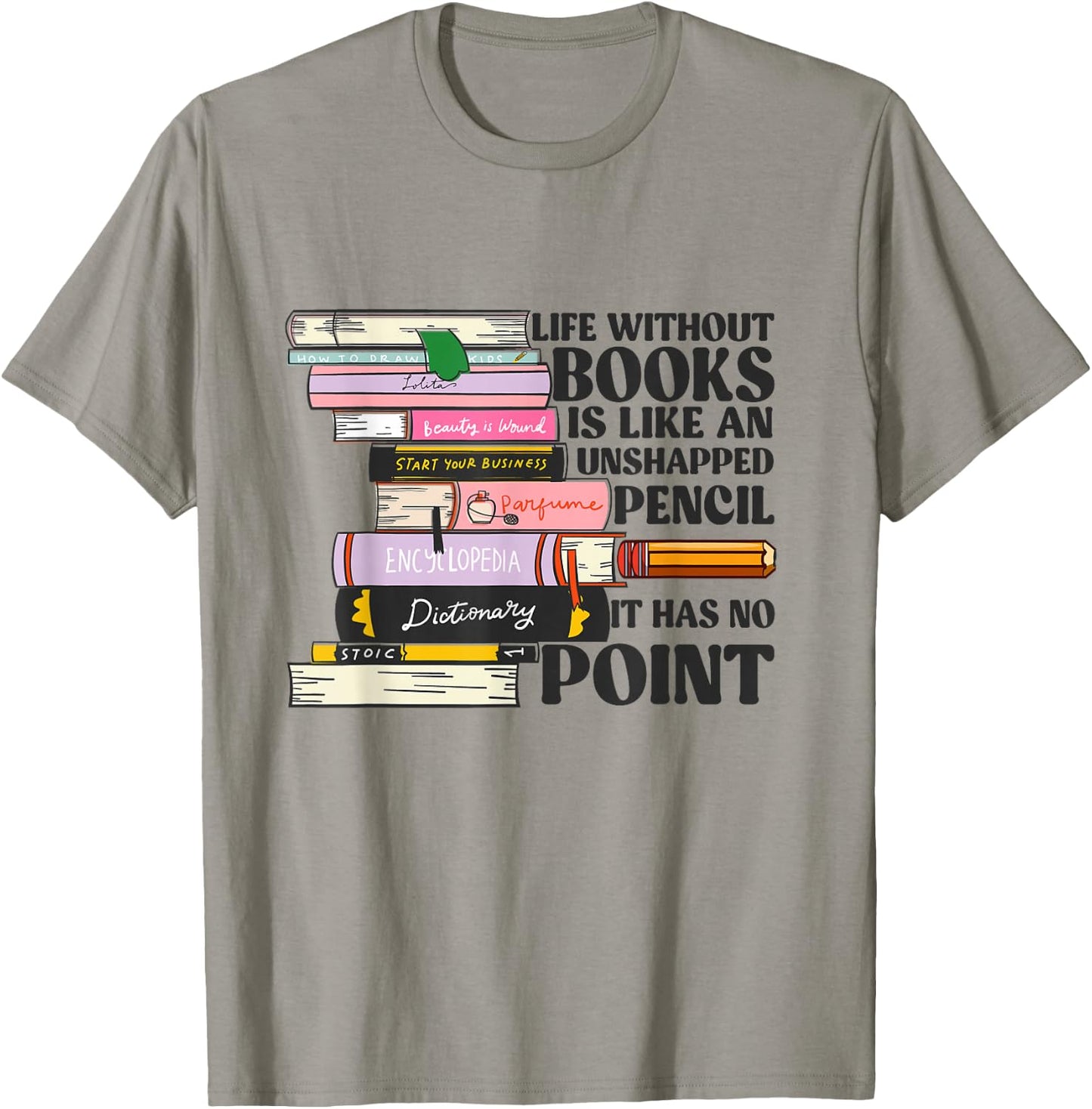 Books Reading Lovers Bookworm Funny Librarian Book Nerd Read T-Shirt - T-Shirt | Sand