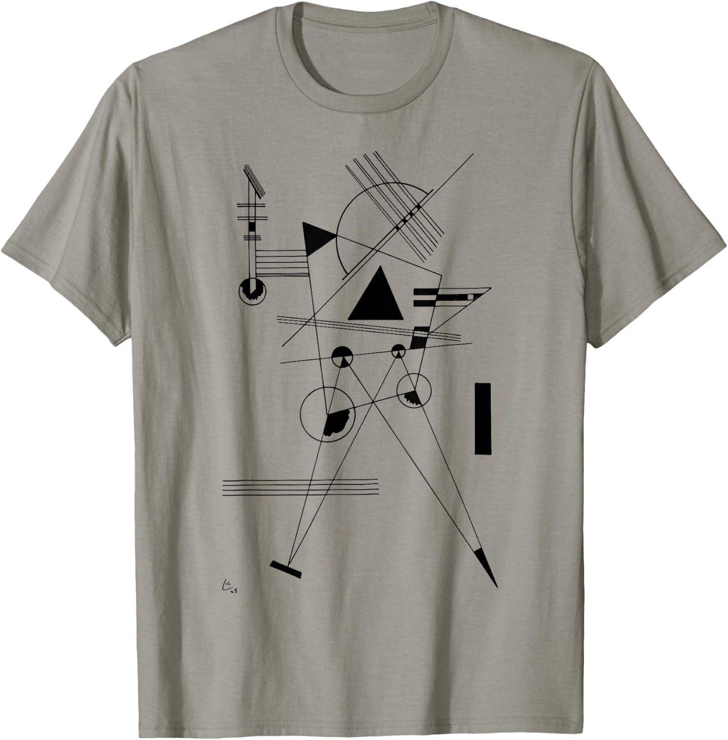 Kandinsky Drawing for Point and Line to Plane 1925 Artwork T-Shirt - T-Shirt | Sand