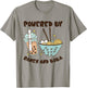 Powered By Ramen And Boba Tea Japanese Food Anime T-Shirt - T-Shirt | Sand
