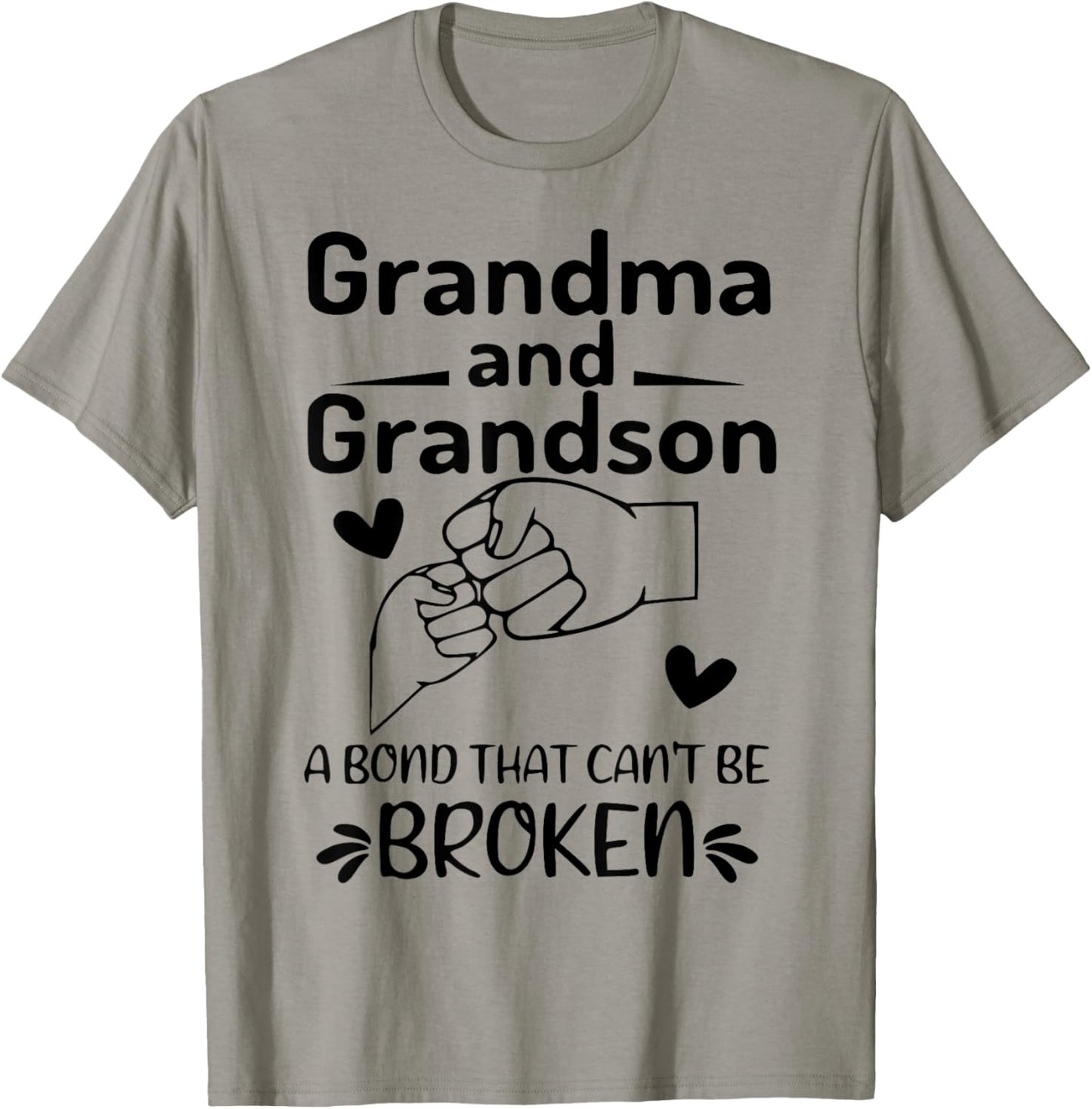 Grandma And Grandson A Bond That Can't Be Broken T-Shirt - T-Shirt | Sand