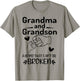 Grandma And Grandson A Bond That Can't Be Broken T-Shirt - T-Shirt | Sand