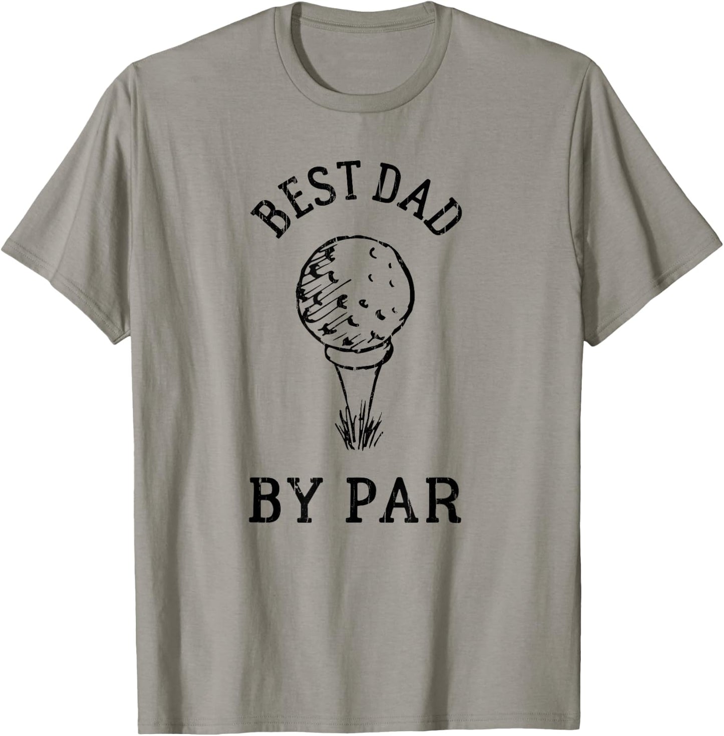 Best Dad By Par, Funny Golf, Matching Father And Kid T-Shirt - T-Shirt | Sand