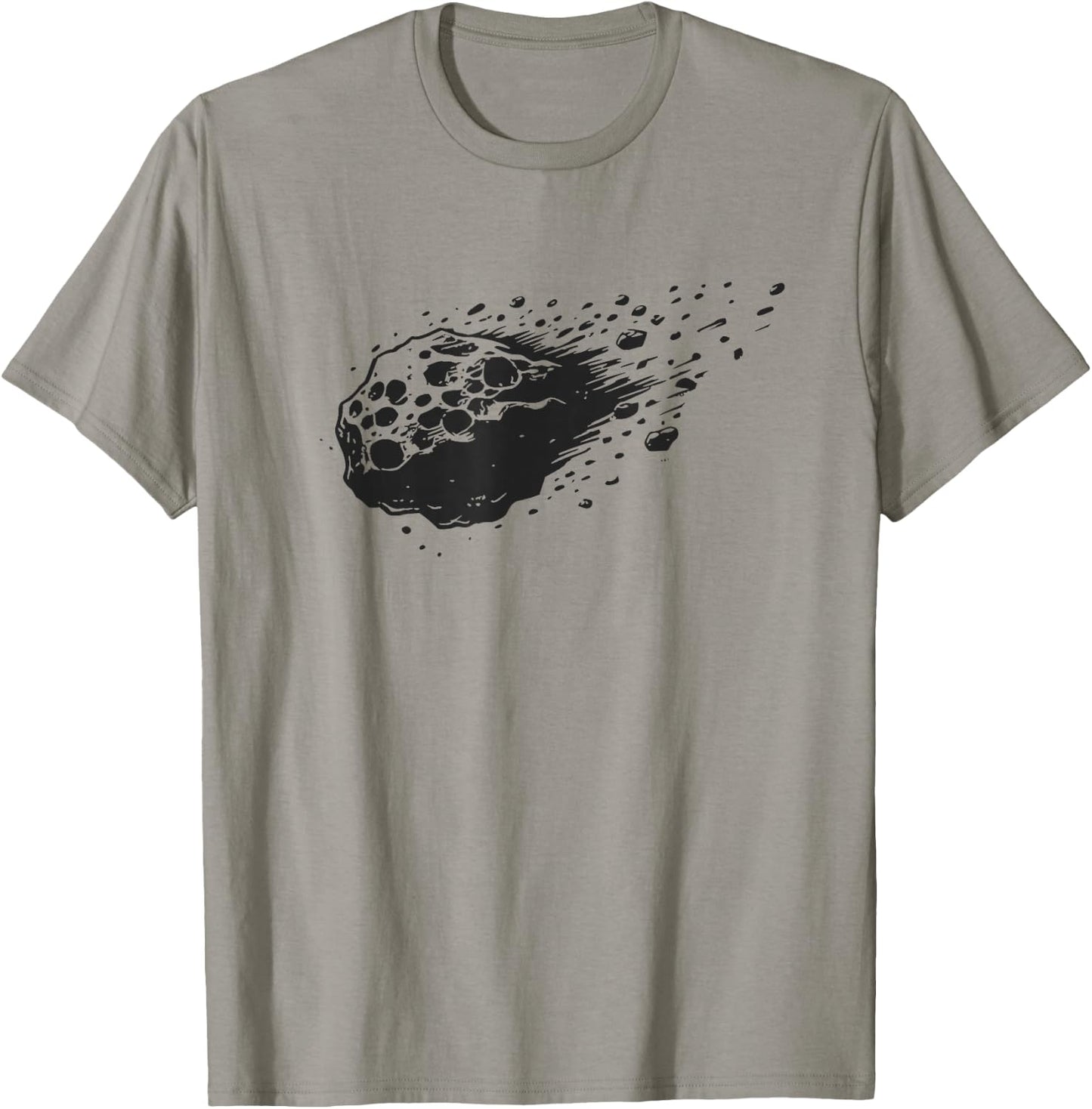 Minimalist asteroid space comet meteorite T-Shirt - T-Shirt | Sand