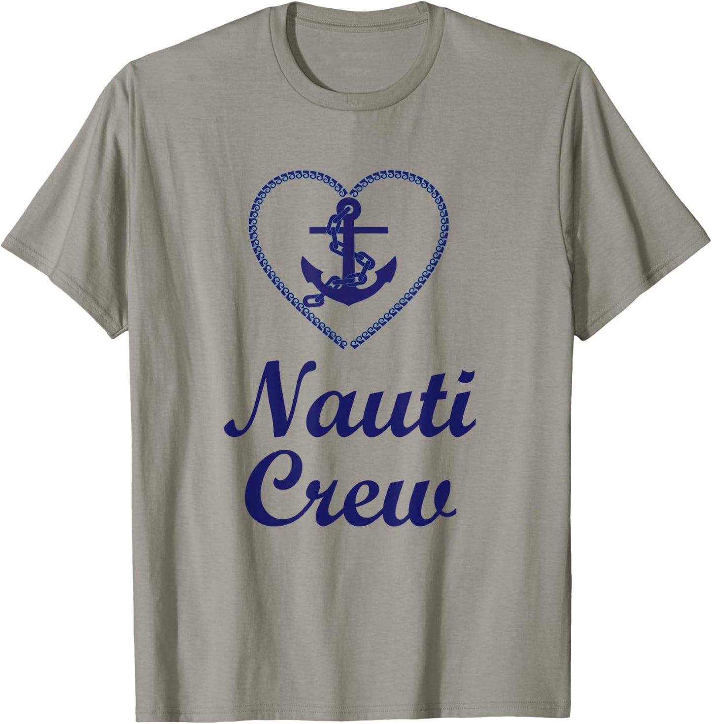 Nauti Crew Nautical Hen Night Fun Gift T-Shirt - T-Shirt | Sand