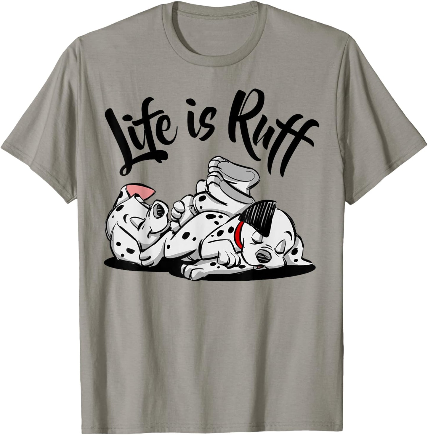 Disney 101 Dalmatians Life Is Ruff T-Shirt - T-Shirt | Sand