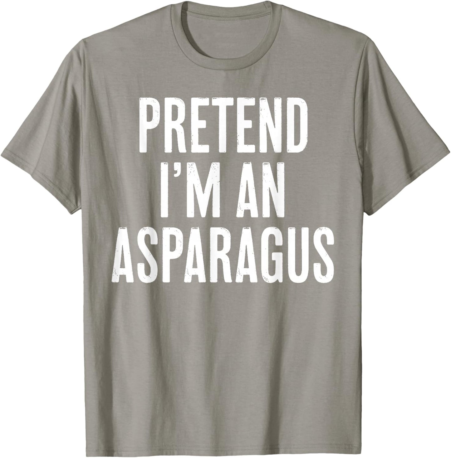 Simple Easy Pretend I'm an Asparagus Halloween Costume T-Shirt - T-Shirt | Sand