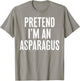 Simple Easy Pretend I'm an Asparagus Halloween Costume T-Shirt - T-Shirt | Sand