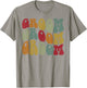 Groom Matching Bride, Wedding Groovy Retro Groom T-Shirt - T-Shirt | Sand