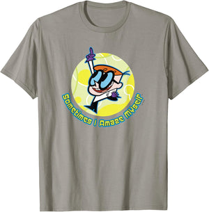 Dexter's Laboratory Sometimes I Amaze Myself Quote T-Shirt - T-Shirt | Sand