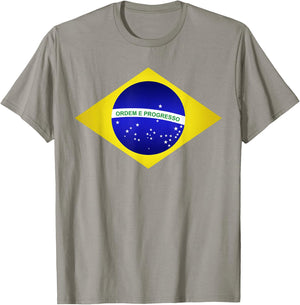 Brazil Shirt Brazilian Soccer Football Brazilian Flag T-Shirt - T-Shirt | Sand