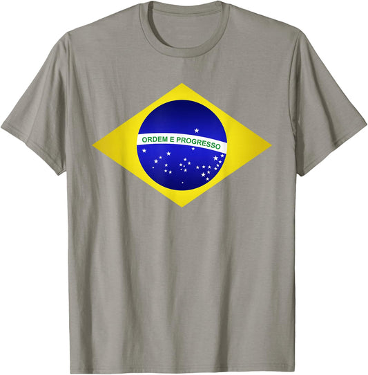 Brazil Shirt Brazilian Soccer Football Brazilian Flag T-Shirt - T-Shirt | Sand