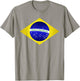 Brazil Shirt Brazilian Soccer Football Brazilian Flag T-Shirt - T-Shirt | Sand