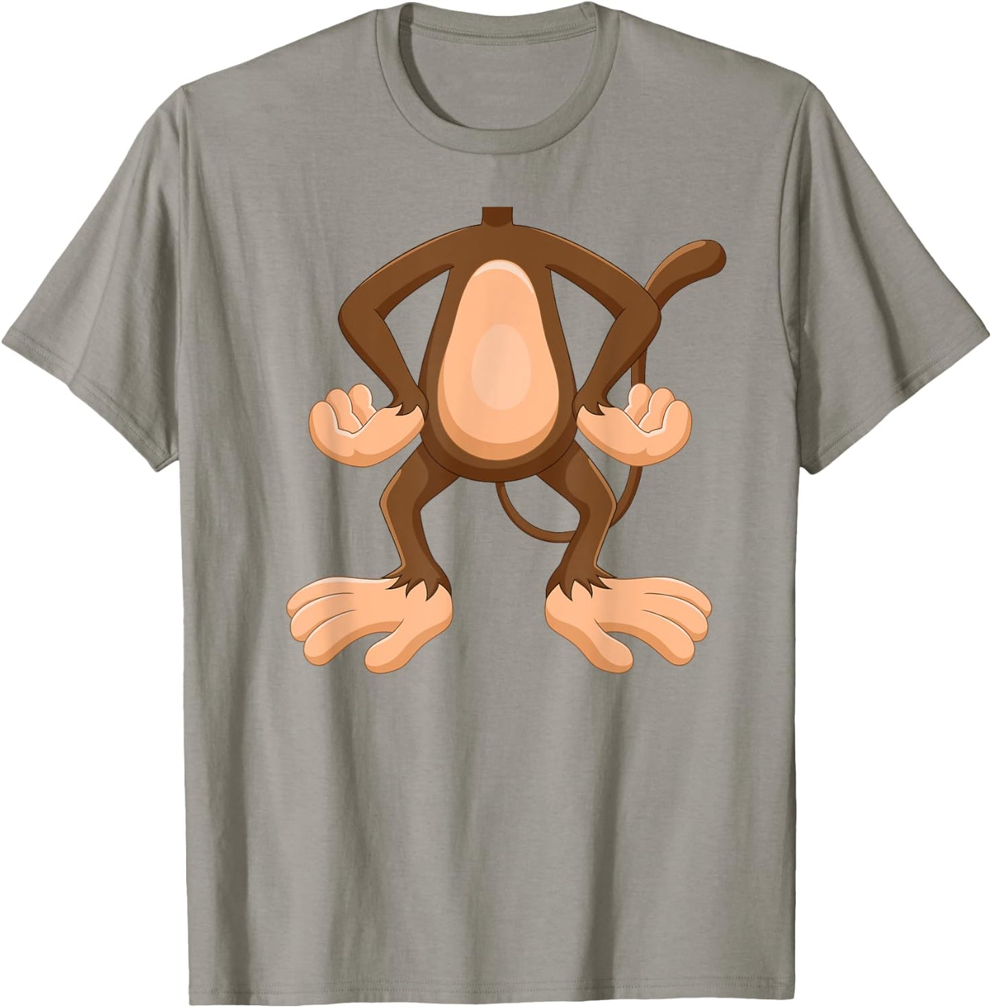 Funny Body Monkey T-Shirt - T-Shirt | Sand