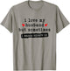 I Love My Husband But Sometimes I Wanna Square Up Funny Wife T-Shirt - T-Shirt | Sand