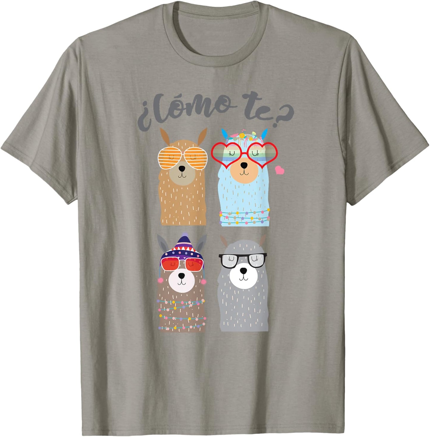 Como te llamas? Funny Bilingual Spanish Teacher T-Shirt - T-Shirt | Sand