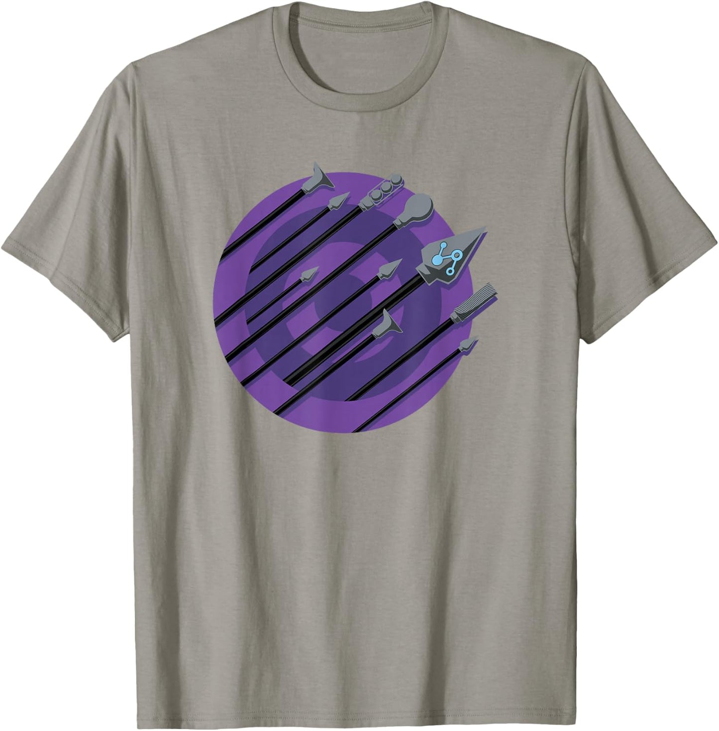 Marvel Hawkeye Arrow Lined Logo T-Shirt - T-Shirt | Sand