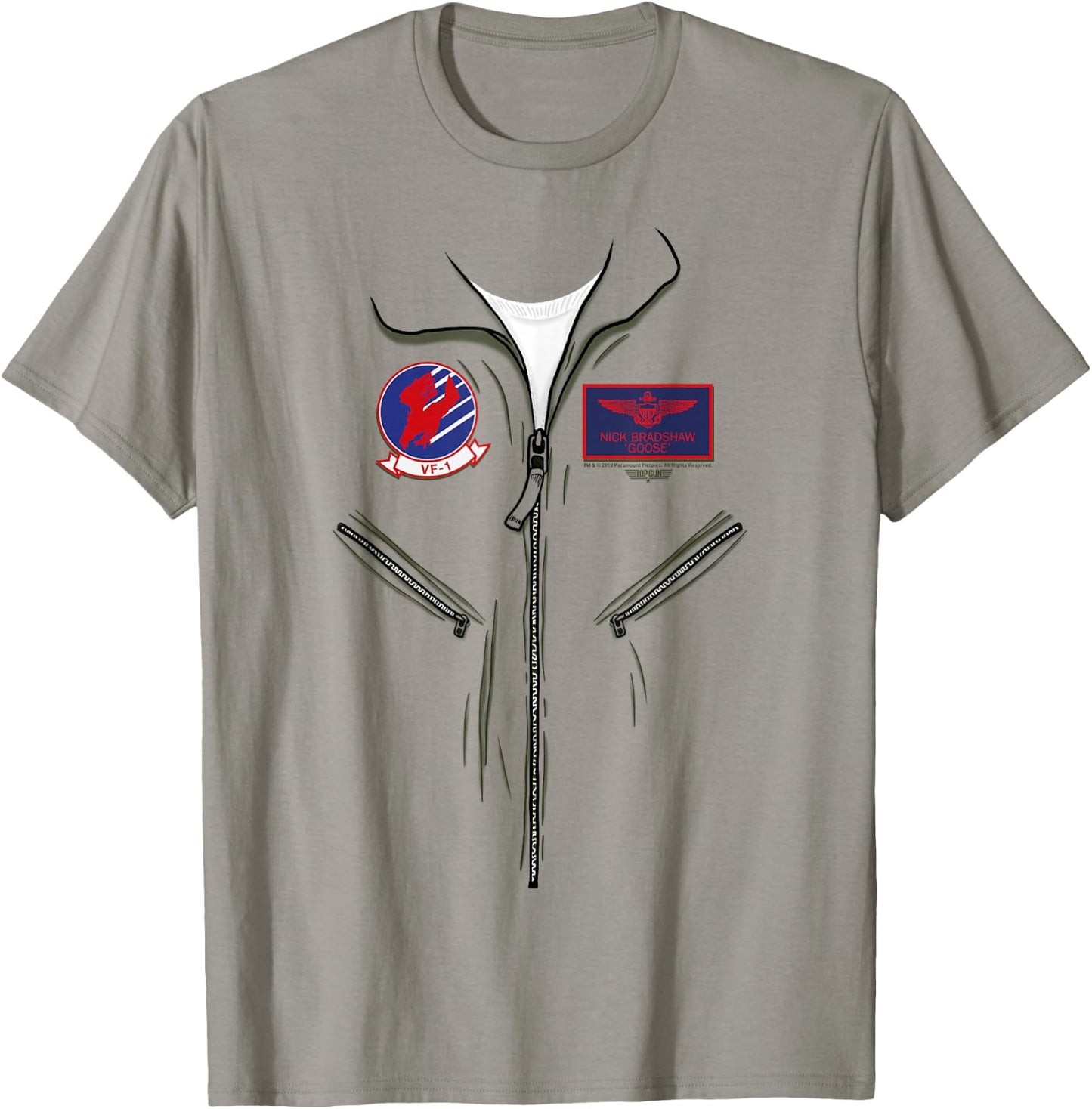 Top Gun Halloween Goose Pilot Costume T-Shirt - T-Shirt | Sand