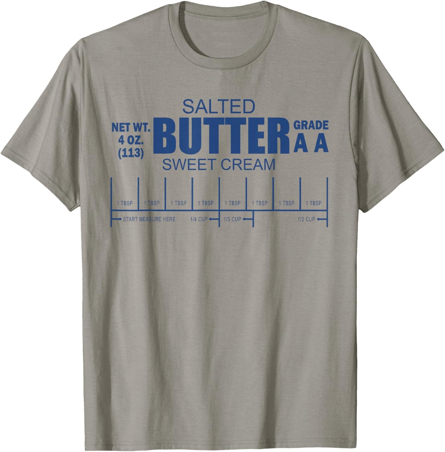 Funny Foodie Baker Baking Salted Butter T-Shirt - T-Shirt | Sand