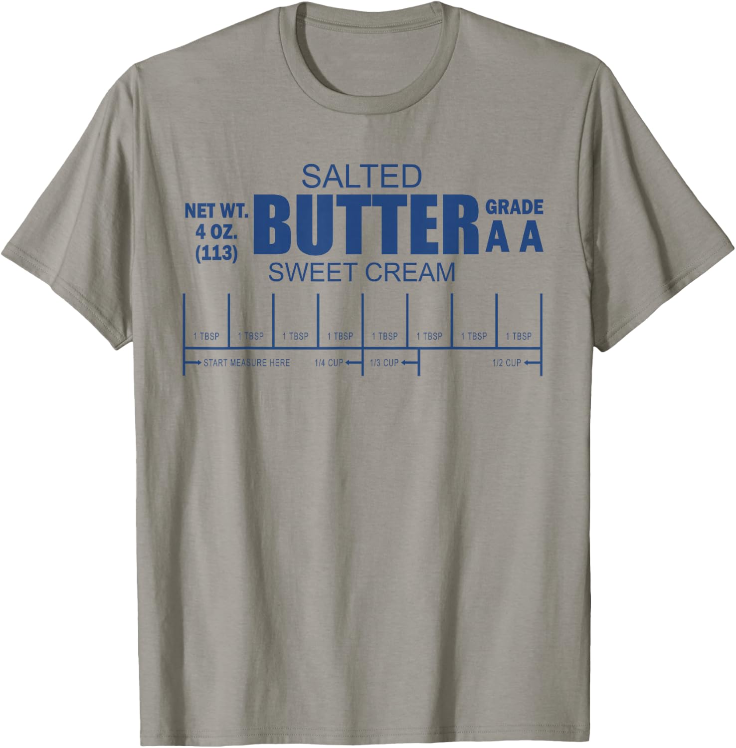 Funny Foodie Baker Baking Salted Butter T-Shirt - T-Shirt | Sand