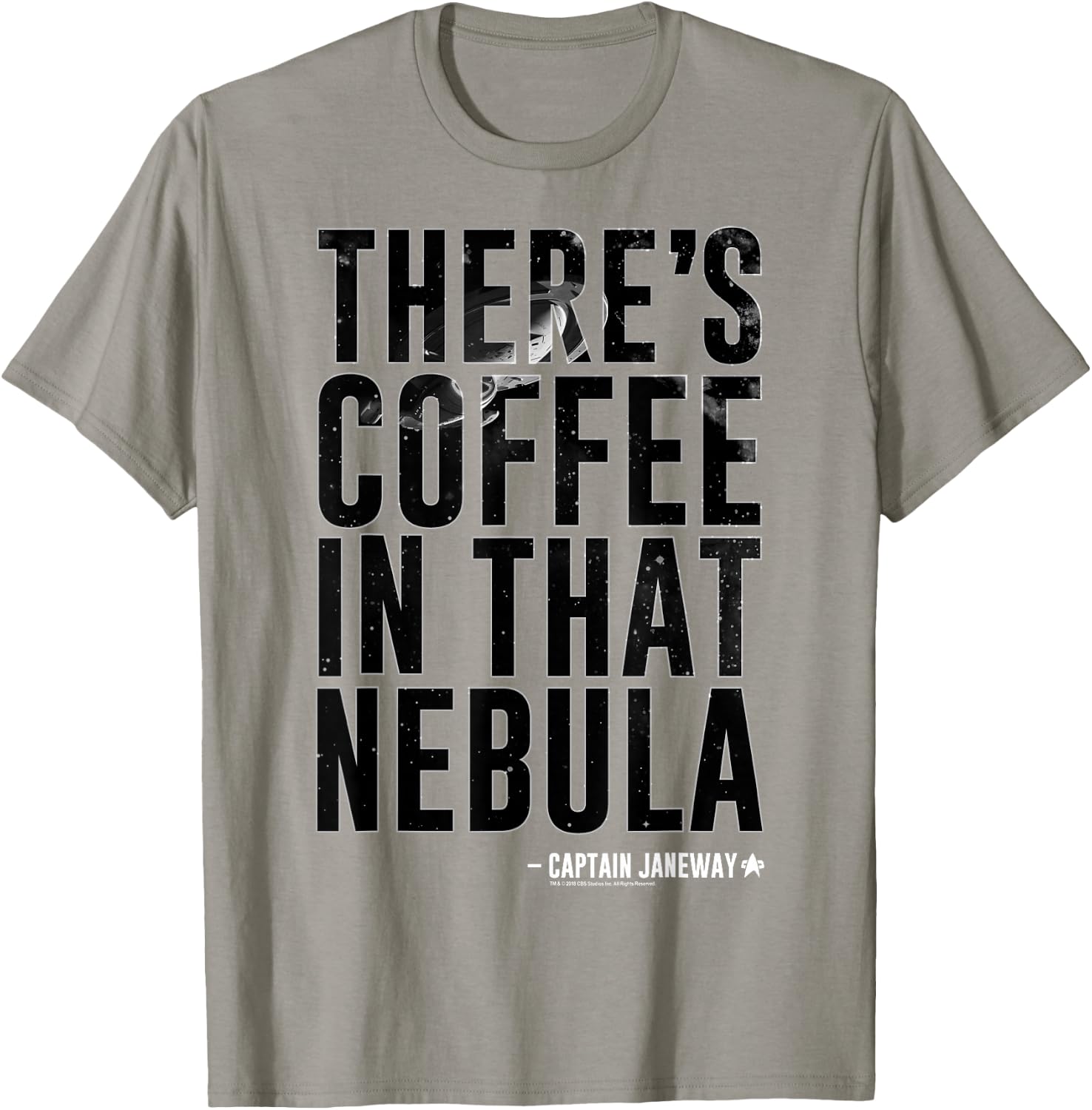 Star Trek Voyager Coffee In That Nebula T-Shirt - T-Shirt | Sand
