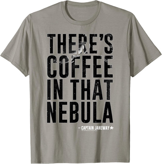 Star Trek Voyager Coffee In That Nebula T-Shirt - T-Shirt | Sand