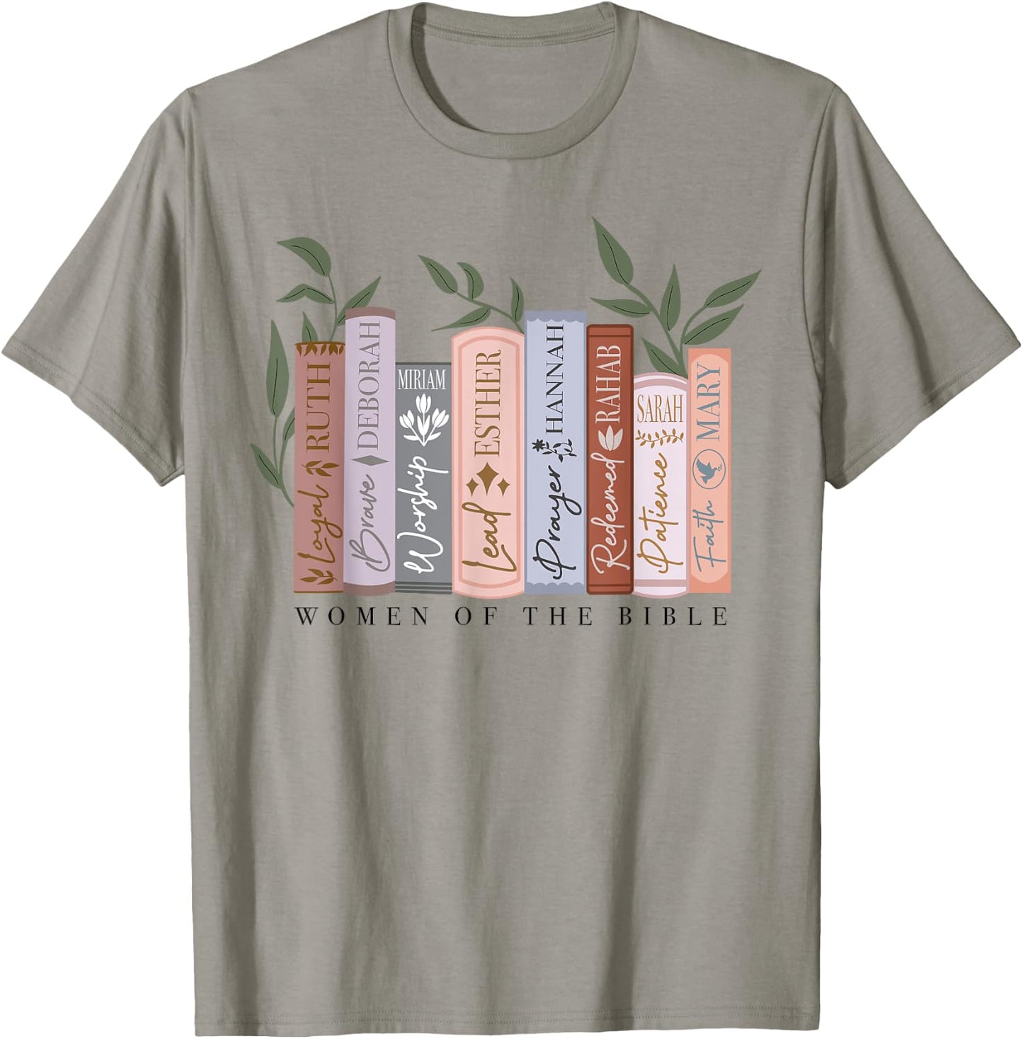 Women Of The Bible Funny Book Lover T-Shirt - T-Shirt | Sand