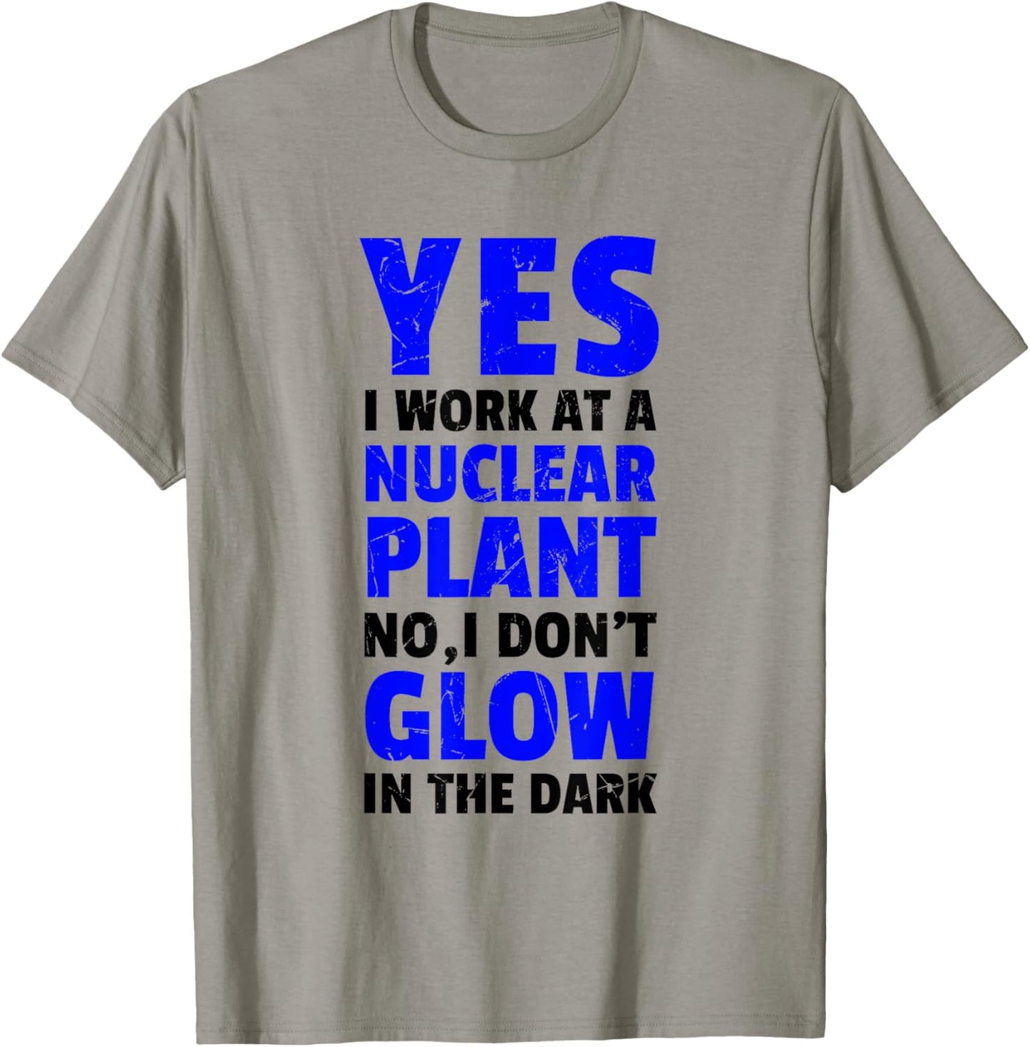 Funny Nuclear Power Plant I Don't Glow Vegans T-Shirt - T-Shirt | Sand
